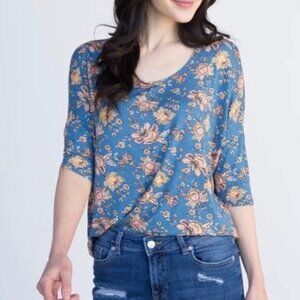 NWT Agnes & Dora Dolman Tunic Mehindi Sprinkle (For the Love)